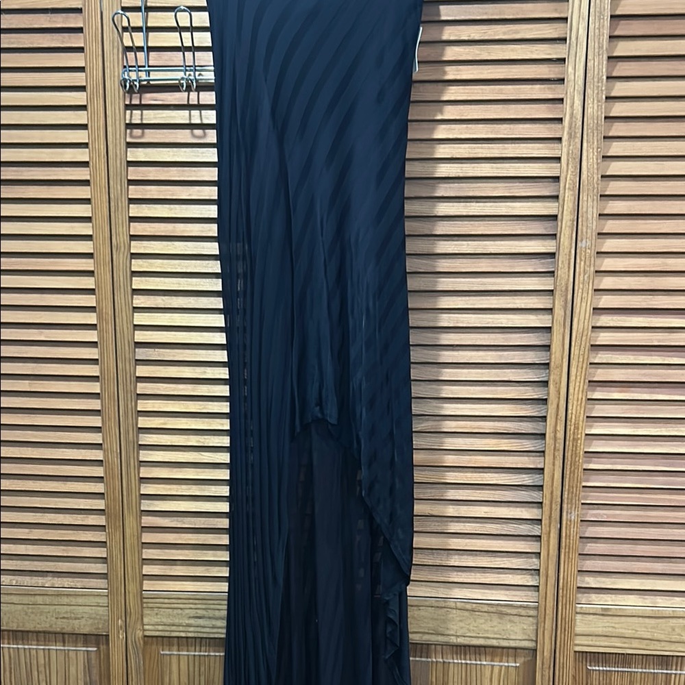 Poof! Black High Low Dress